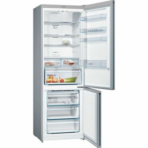 Congelatore/Freezer Bosch KGN49XLEA 438 L - Installazione libera - Acciaio inox - Reversibile - 3 x Cassetto/i freezer - 3