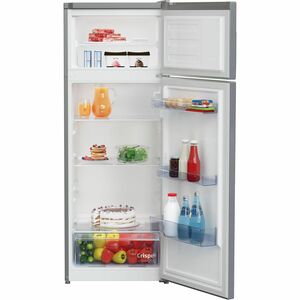 Congelatore/Freezer Beko RDSA240K40SN 223 L Combinato - Installazione libera - Argento - 2 x Porta/e - Reversibile - Macch