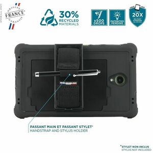 MOBILIS PROTECH Carrying Case for 20.3 cm (8") Samsung Galaxy Tab Active5 Tablet - Hand Strap
