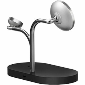 Samsung Induction Charger - Black, Silver - For Smartphone, Smartwatch, Earbud, Smart Ring, Headset - 15.1 V DC Input - 1.