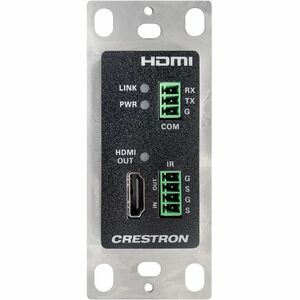 Crestron Essentials HD-RXC-4KZ-101-1G-B Video Extender Receiver - Wired - 70 m Range - 1 x Network (RJ-45) - 1 x HDMI Out 