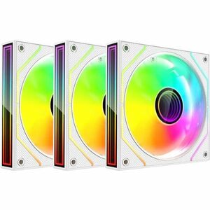 KIT VENTILADORES XZEAL XZ1115  3 VENTILADORES 120MM/ ARGB /BLANCO