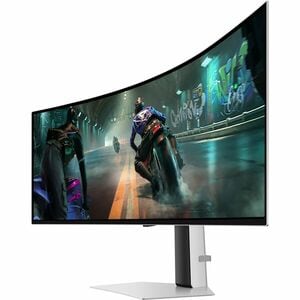 Monitor OLED da gaming Samsung Odyssey OLED G9 S49DG910SU 1244,6 mm (49") Class Schermo curvo - 32:9 - Argento - 124,5 cm 