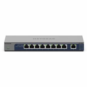 Netgear GS108MX 9 Anschlüsse Ethernet-Switch - Gigabit-Ethernet, 10 Gigabit Ethernet - 10/100/1000Base-T, 10GBase-X - 2 Un