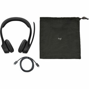 Cuffie Logitech Zone 305 Wireless Over-the-head, On-ear Stereo - Nero Notte - Microsoft Teams Certification - Binaural - S