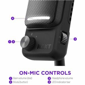 Capsule Elite Ultra-High Resolution USB Gaming Microphone - Black