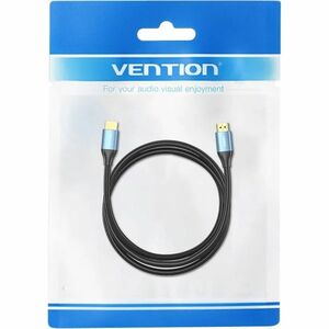 Vention ALHS 1 m HDMI A/V Cable - Cable for Audio/Video Device, Notebook, TV, Projector - First End: 1 x HDMI 2.0 Digital 