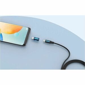 Vention CDXB0 Data Transfer Adapter - 1 x USB 2.0 Type C - Male - 1 x Micro USB 2.0 Type B - Female - Black