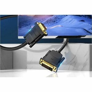 Vention EABB 2 m DVI/VGA Video Cable - Cable for Video Device, Notebook, Desktop Computer, Monitor, TV, Projector - First 