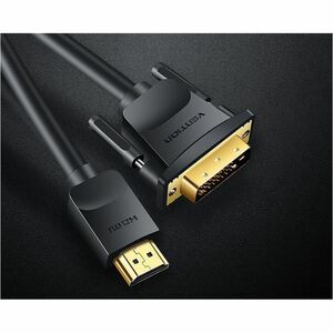 Vention 1 m DVI/HDMI Video Cable - Cable for Computer, Monitor, Graphic Card, HDTV, Display, Gaming Console, TV, Projector
