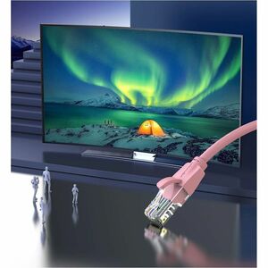 Vention 3 m Category 6 Network Cable - Cable for Notebook, Router, Switch, TV, Printer - First End: 1 x RJ-45 Network - Ma