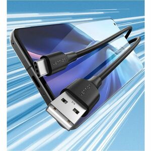 Vention CTH 1 m USB-C/USB-A Data Transfer Cable - Cable for Smartphone, Tablet - First End: 1 x USB 2.0 Type A - Male - Se