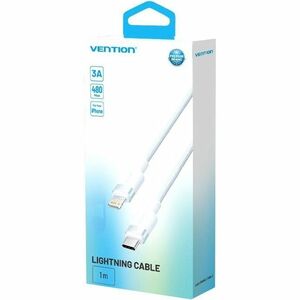 Vention LAL 2 m Lightning/USB-C Data Transfer Cable - Cable for iPhone, Charger, Power Bank, iPad mini, iPad Pro - 480 Mbi