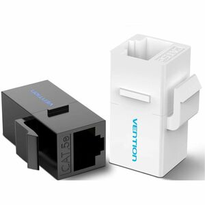 Vention VDD-B11-W Network Adapter - 10 Pack - 1 x RJ-45 Keystone - Female - 1 x RJ-45 Keystone - Female - Gold Contact - W