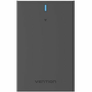Vention KPBB0 Drive Enclosure SATA/600 - USB 3.1 (Gen 2) Type C Host Interface - UASP Support Portable - Black - 1 x HDD S