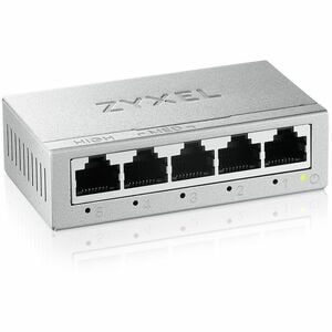 Commutateur Ethernet ZYXEL GS-105B v5 5 Ports - Gigabit Ethernet - 100/1000Base-T - 2 Couche supportée - 2,99 W Power Cons