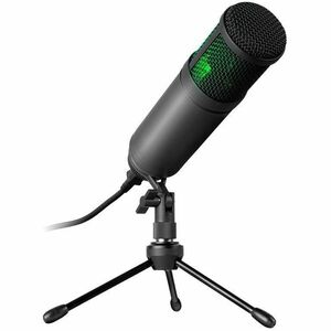 NEWSKILL Kaliope Wired, Plug-in Microphone for Recording, Gaming, Podcasting - Matte Black - 1.80 m - 30 Hz to 18 kHz -36 