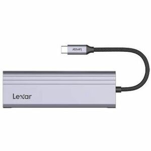 Lexar H31 USB Type C Docking Station for Monitor, Notebook, Smartphone, Workstation - Charging Capability - Memory Card Re