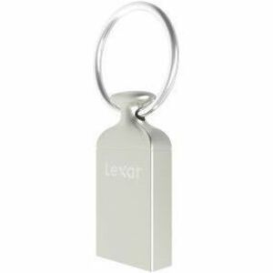Lexar JumpDrive 64 GB USB 2.0 Flash Drive - Silver - 2 Year Warranty
