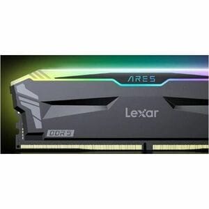 Lexar ARES RGB RAM Module for Desktop PC, Motherboard, Camera - 32 GB (2 x 16GB) - RGB - DDR5-6400/PC5-51200 DDR5 SDRAM - 