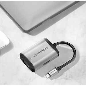Vention TFAHB USB Type C Docking Station for U Disk, Notebook, Hard Drive, Smartphone, Monitor, TV, Projector - Charging C