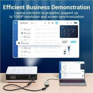 Vention USB Hub - USB Type C - 640 MB/s - Notebook, Desktop, Mouse, Keyboard, Printer, Projector, Flash Drive, TV - Grey -