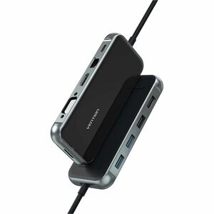Vention USB Type C Docking Station for Memory Card Reader, U Disk, Monitor, Notebook, Keyboard, Mouse, Camera, Flash Drive