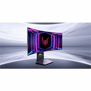 LG UltraGear 34GS95QE-B 34" (86.4 cm) Class UW-QHD Curved Screen Gaming OLED Monitor - 21:9 - True Black - 33.9" (86.1 cm)