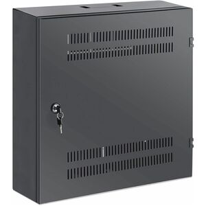 Intellinet 713689 4U Wall Mountable Enclosed Cabinet Rack Cabinet for A/V Equipment - 482.60 mm Rack Width x 279.40 mm Rac