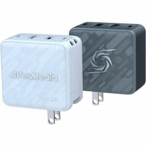 AVerMedia ELITE GO GC313Pro Charging/Recording/Video Transmission Device - 2.4" Height x 2.6" Width x 1.4" Depth - White