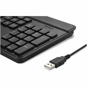 Kensington KB201 Simple Solutions™ Wired Keyboard - TAA - Cable Connectivity - Full-size - USB Type A Interface - Windows,