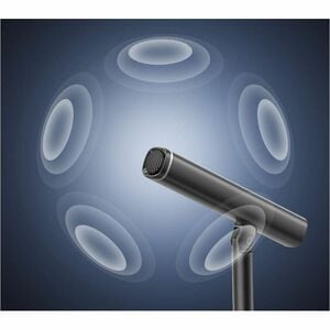 Vention Wired Microphone for Gaming, Voice, Live Streaming, E-learning - Black - 2 m - 20 Hz to 20 kHz -36 dB - Omni-direc