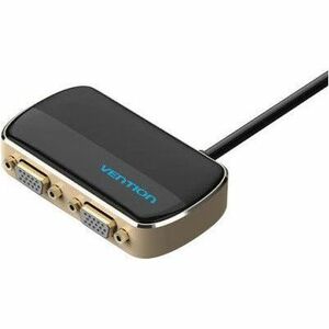 Vention DBABF Signal Splitter for Projector - Acrylonitrile Butadiene Styrene (ABS), Aluminium Alloy - Black - 1920 x 1080