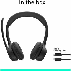 Audifonos Headset-Zone 300-Negro - Bluetooth v 5.3 - Dos microfonos - Batería integrada hasta 16 horas de duración - Carga