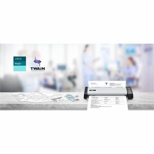Plustek MobileOffice D430 Plus Sheetfed Scanner - 600 x 600 dpi Optical - 48-bit Color - 16-bit Grayscale - Color, Monochr