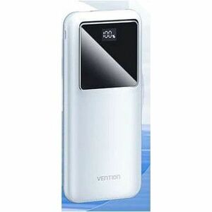 Vention FHK Power Bank - White - For Electric Toothbrush, Desk Lamp, USB Fan, Wireless Earphone, Smartwatch, iPhone - 1 x 