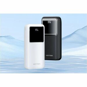 Vention FHL Power Bank - White - For Electric Toothbrush, Smartwatch, Wireless Earphone, Desk Lamp, USB Fan, Smartphone, T
