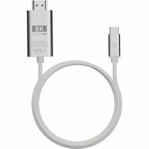 LinQ ProCable 2 m HDMI/USB-C A/V Cable - Cable for Audio/Video Device, Mobile Device, Notebook, Computer, Display - First 