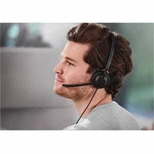Jabra Engage 50 II Wired Over-the-head, On-ear Stereo Headset - Binaural - Supra-aural - 50 Hz to 20 kHz - MEMS Technology