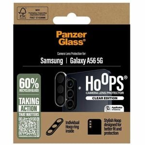 PanzerGlass Hoops Camera Lens Protector - Transparent - Glass