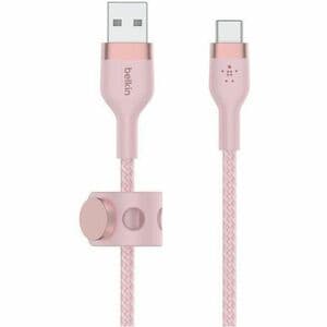 Belkin BOOST↑CHARGE PRO Flex Charging Cable - 1 m - For Mobile Phone, Smartphone, Tablet, iPad, iPad Air, iPad Pro, iPad m