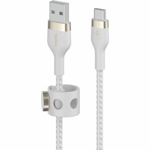 Belkin BOOST↑CHARGE PRO Flex Charging Cable - 1 m - For Mobile Phone, Smartphone, Tablet, iPad, iPad Air, iPad Pro, iPad m