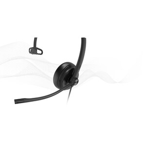 UH34 Lite Mono Teams USB-A Wired Headset with Noise-Cancelling Microphone Foamy Ear Cushions
