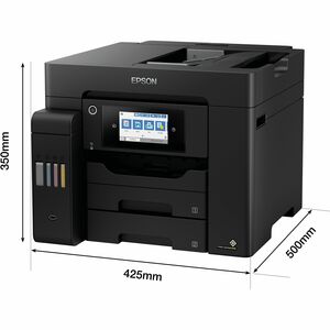 Stampante multifunzione a getto di inchiostro Epson ET-5805 Wireless EcoTank - Colore - Nero - Fotocopiatrice/Fax/Stampant