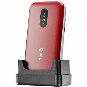 Doro 2820 17 MB Feature Phone - QVGA 320 x 240 - 4G - Rot, Weiß - Klappschale - kein SIM-Lock - 1000 mAh Akku - VoLTE unte
