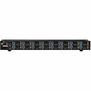 Tripp Lite series B024-DPU16 KVM Switchbox - TAA Compliant - 16 Computer(s) - 4K - 4096 x 2160 - 50 Hz, 60 Hz - 18 x USB -