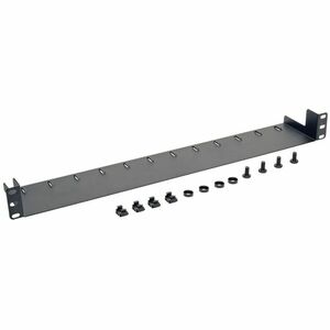 Tripp Lite series SRCABLETRAY1U Cable Organizer - Black Powder Coat - Cable Tray - 1U Rack Height x 19"" Panel Width - Steel