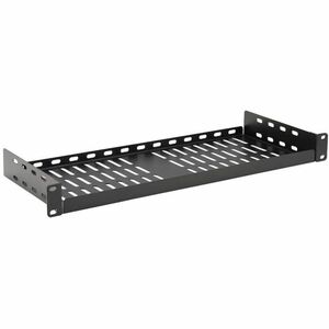 Tripp Lite series SmartRack SRSHELF2P1USHRT 1U Rack-mountable Rack Shelf for Data Center, Server, Router, Networking - Bla