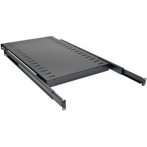 Tripp Lite series SmartRack SRSHELF4PSL Rack Shelf - Black - Cold-rolled Steel (CRS) - 22.68 kg Maximum Weight Capacity