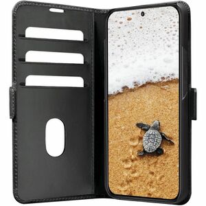dbramante1928 ApS Copenhagen Carrying Case (Wallet) Samsung Galaxy S25 Smartphone - Black - Impact Resistant - Full Grain 
